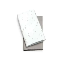Chicco - Lençóis para Berço Lullago 2Pk, Triângulo Cinza Clearance