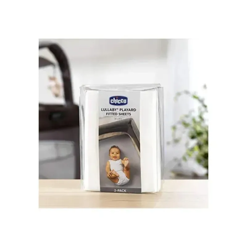 chicco__pacotes_de_lenis__SKUaC9xcWfx_1.webp Chicco 2 pacotes de lençóis de ninar de ninar, brancos Fashion