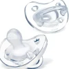 Chicco - PhysioForma Chupeta 100% Silicone Suave para Bebés dos 0 aos 6 meses Transparente Clearance