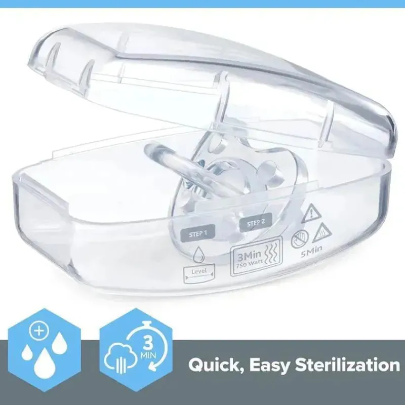 chicco__physioforma_chupe_SKUxBhRaKzJ_10.webp Chicco - PhysioForma Chupeta 100% Silicone Suave para Bebés dos 0 aos 6 meses Transparente Clearance