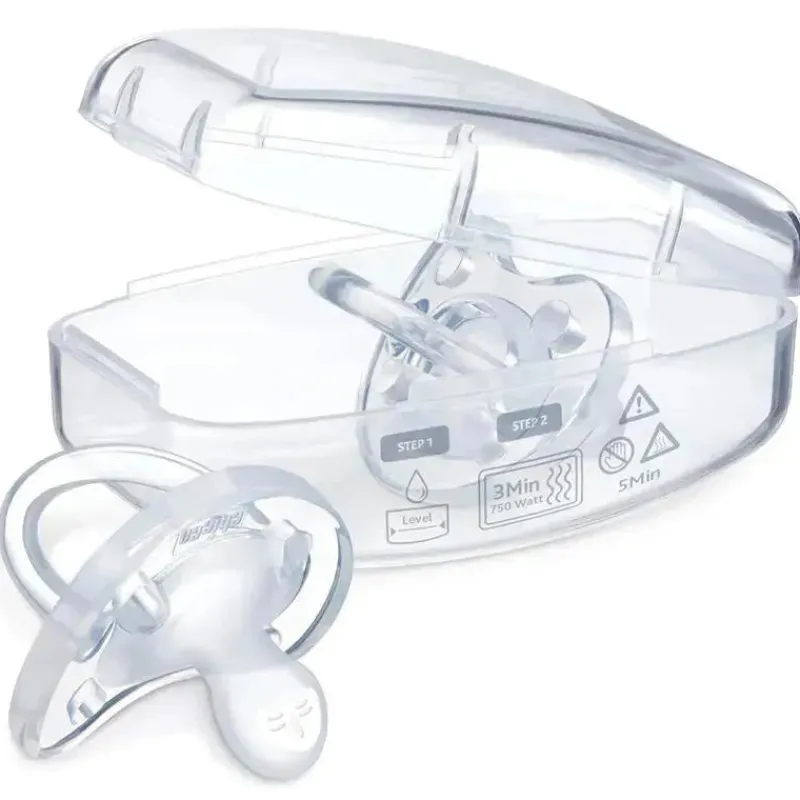 chicco__physioforma_chupe_SKUxBhRaKzJ_5.webp Chicco - PhysioForma Chupeta 100% Silicone Suave para Bebés dos 0 aos 6 meses Transparente Clearance