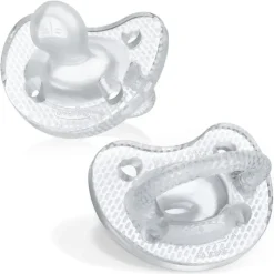 Chicco - Physioforma Luxe Pacifier 6-16M, Crystal Clear Fashion