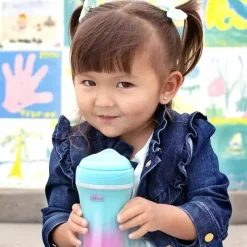 Chicco - 2Pk Isolado Rim Spout Trainer Sippy Cup 9 Oz. Rosa/Teal/Roxo Ombré Hot