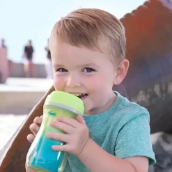 Chicco - 2Pk Isolado Rim Spout Trainer Sippy Cup 9 Oz. Ombré verde/azulado Online