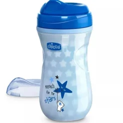 Chicco Brilho no Escuro Aro Isolado Copo Trainer 9 Oz, Azul, 12M+ Azul Sale