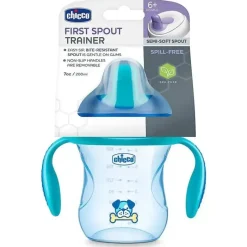 Chicco Feeding - Bico Semi-Suave Trainer Sippy Cup 6M+ | Azul Fashion