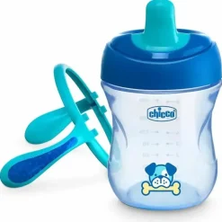 Chicco Feeding - Bico Semi-Suave Trainer Sippy Cup 6M+ | Azul Fashion