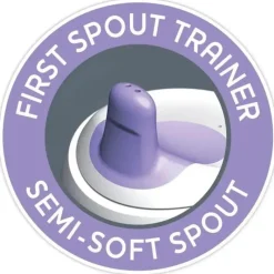 Chicco Feeding - Bico Semi-Suave Trainer Sippy Cup 6M+ | Azul Fashion