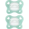 Chicco Feeding - Physioforma Dual Soft Pacifier Seafoam 0-2M, 2Pk Hot