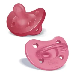 Chicco Feeding - Physioforma Orthodontic Silicone Pacifier Dark Pink 16-24M, 2Pk New