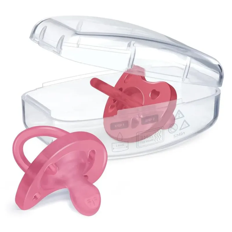 chicco_feeding__physiofor_SKUrDTnvdrz_3.webp Chicco Feeding - Physioforma Orthodontic Silicone Pacifier Dark Pink 16-24M, 2Pk New