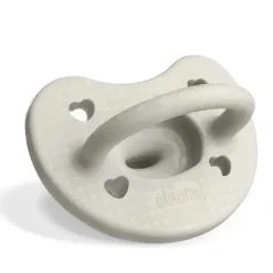 Chicco PhysioForma Luxe Chupeta de silicone para bebês de 0 a 6 meses cinza pérola Clearance