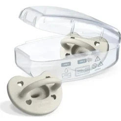 Chicco PhysioForma Luxe Chupeta de silicone para bebês de 0 a 6 meses cinza pérola Clearance