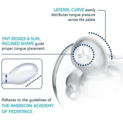 Chicco PhysioForma Luxe Chupeta de silicone para bebês de 0 a 6 meses cinza pérola Clearance
