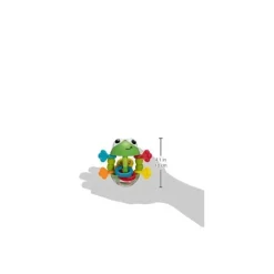 Infantino Chocalho de sapo de chinelos infantil, multicolorido Clearance