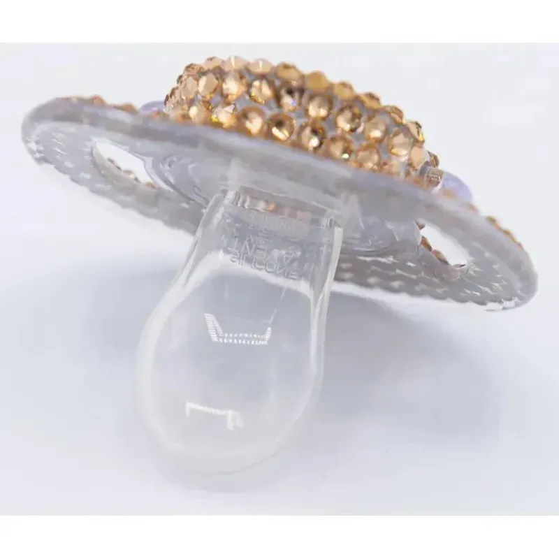 chupeta_de_beb_swarovski__SKUPBqupSBg_2.webp Bling Swarovski Crystal Pacifier Chupeta de bebê Swarovski Dior Gold Hot