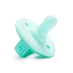 Munchkin Chupeta de silicone Sili-Soothe &amp; Teethe + mordedor - 2 unidades, azul/verde Online
