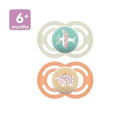 Mam Chupeta 2 Pack Perfect 6M+ - Rosa/Roxo Sale