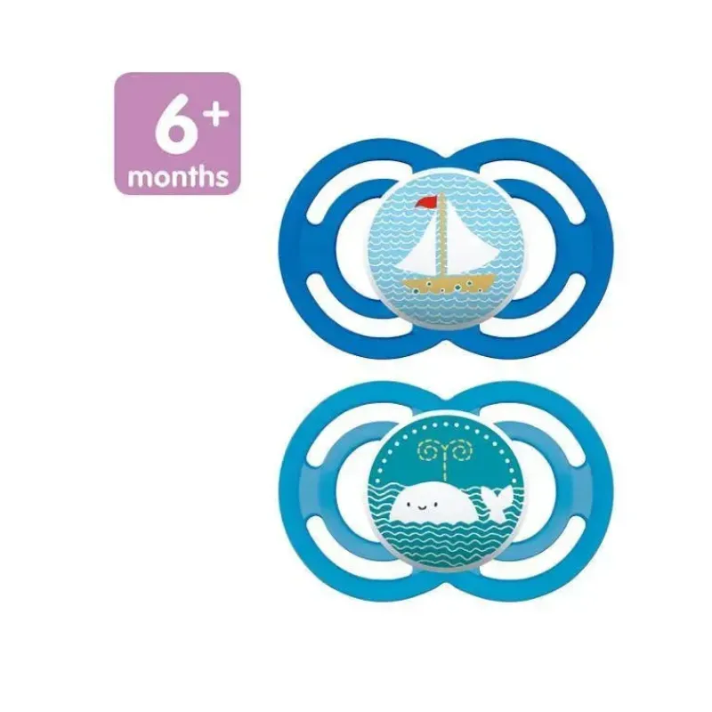 chupeta_mam__pack_perfect_SKUbFqbsXYS_1.webp Mam Chupeta 2 Pack Perfect 6M+ - Azul New