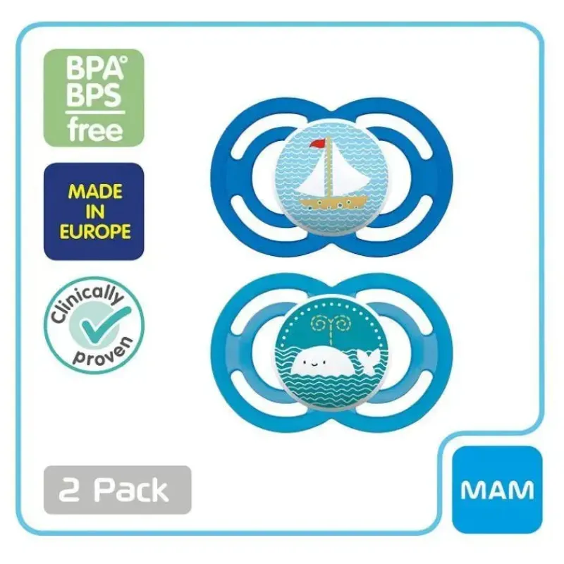 chupeta_mam__pack_perfect_SKUbFqbsXYS_2.webp Mam Chupeta 2 Pack Perfect 6M+ - Azul New
