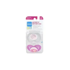 Mam Chupeta Attitude 6M+ 2Pk Rosa/Azul/Verde Fashion