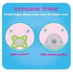 Mam Chupeta Comfort Green 2Pk, recém-nascido Sale