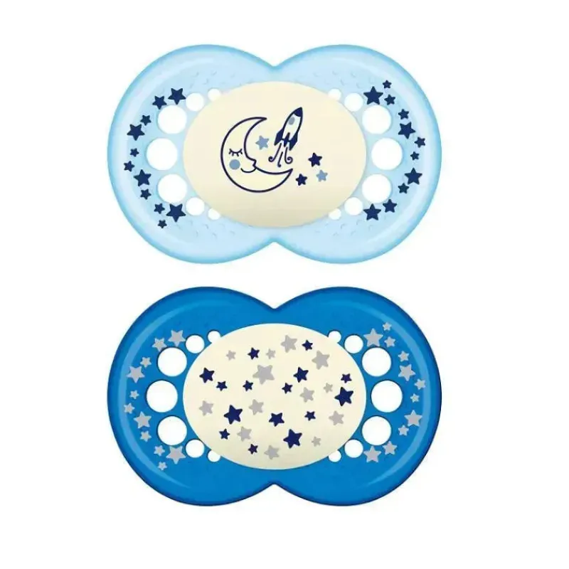 chupeta_mam_night__m_core_SKU09zkWhnk_0.webp Mam Chupeta Night 6+ M, cores podem variar, pacote de 2 Outlet