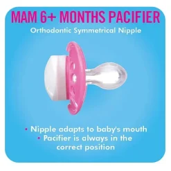 Mam Chupeta Night 6+ M, cores podem variar, pacote de 2 Outlet