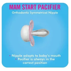 Mam Chupeta Start 0+M - Cores Podem Variar, Pacote de 2 New