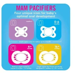Mam Chupeta Start 0+M - Cores Podem Variar, Pacote de 2 New