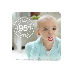 Nuk Chupeta Baby que brilha no escuro 6-18 meses, 2 unidades Hot