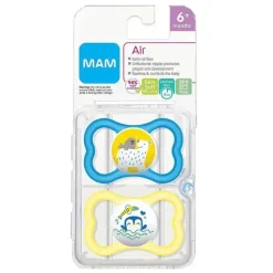 Mam Chupeta Ortodôntica Air, Menino, 6+ Meses, 2 Contagens Online