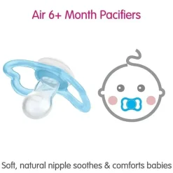 Mam Chupeta Ortodôntica Air, Menino, 6+ Meses, 2 Contagens Online