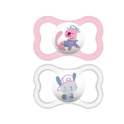 Mam Chupeta Ortodôntica Air, Menina, 6+ Meses, 2 Contagens Sale