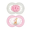 Mam Chupeta ortodôntica Animals, 2 pacotes, menina, 6+ meses Discount