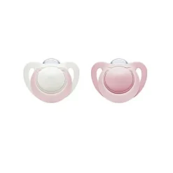 Nuk Chupetas ortodônticas ® Newborn Boy OR Girl (Azul ou Rosa), 0-2 M. Best