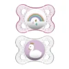 Mam Chupetas transparentes da ãe, 0-6M Fashion