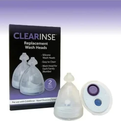 Clearinse - cabeças de lavagem de reposição para aspirador nasal elétrico 2Pk New