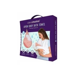 Clevamama Splash N Wrap Avental Toalha Coral Rosa - Toalha de Bebê Online