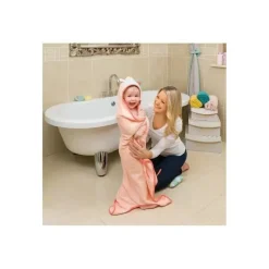 Clevamama Splash N Wrap Avental Toalha Coral Rosa - Toalha de Bebê Online