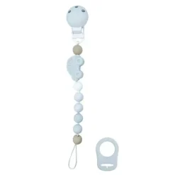 Kushies Baby Clipe de chupeta de silicone Kushies Silibeads - carro azul novo New