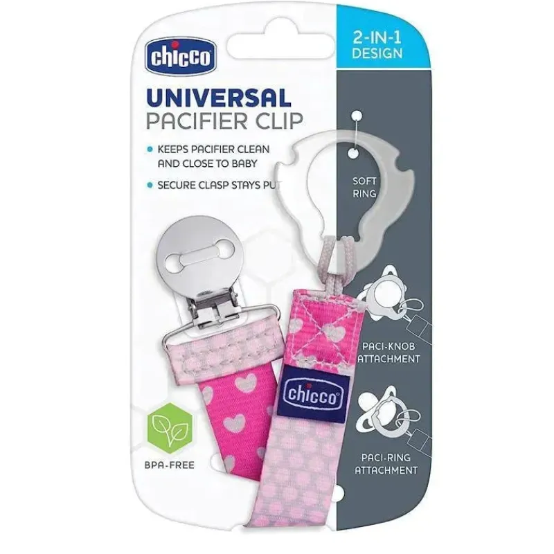 clipe_de_chupeta_universa_SKUAUBaNcWM_1.webp Chicco Clipe de chupeta universal dois em um da - rosa Discount