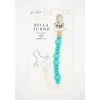 Bella Tunno Clipes de chupeta com contas de silicone - Turquesa Discount