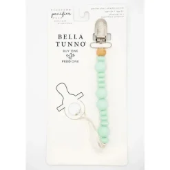 Bella Tunno Clipes de chupeta com contas de silicone - Hortelã Outlet