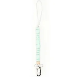 Bella Tunno Clipes de chupeta com contas de silicone - Hortelã Outlet
