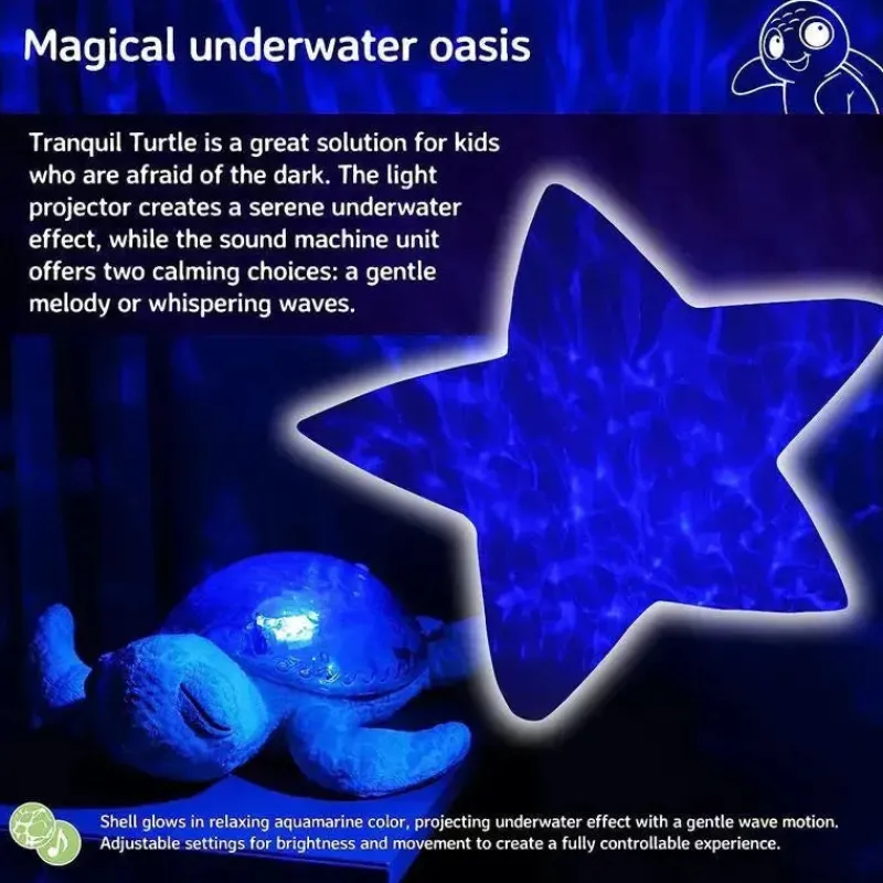 cloud_b__ocean_projector__SKUTSWF8j1K_1.webp Cloud B - Ocean Projector Nightlight, Tranquil Turtle New