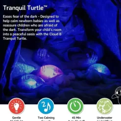 Cloud B - Ocean Projector Nightlight, Tranquil Turtle New