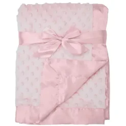 American Baby Company Cobertor American Baby - Heavenly Soft Chenille Minky Dot, Rosa Outlet