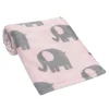 Lambs u0026 Ivy Cobertor de bebê Eloise Originals para dormir, rosa Discount