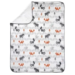 Lambs u0026 Ivy Cobertor de bolota original Lambs &amp; Ivy Bedtime Originals, cinza Fashion